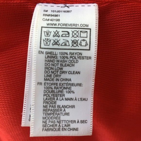 F21 Red Crochet Open Back Dress - Picture 5 of 5